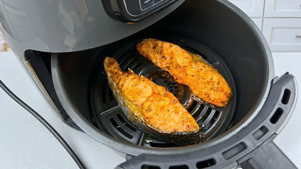 frozen salmon in air fryer