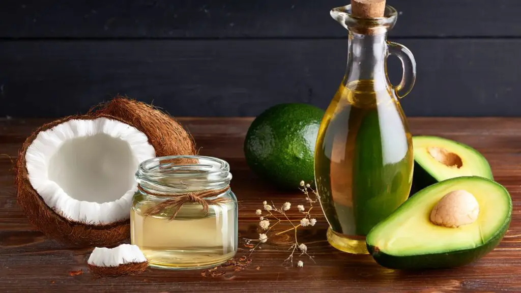 using healthy oil for the cake batter