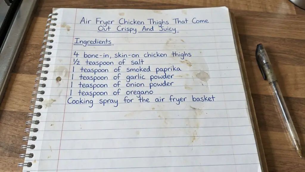 air fryer chicken thighs recipes worth repeating