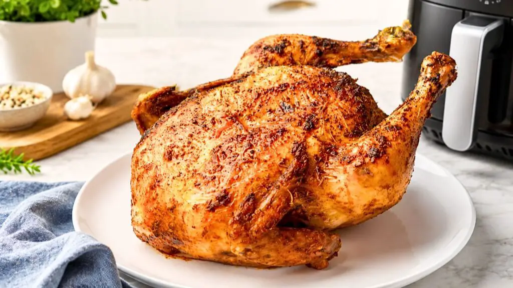how to cook a whole chicken in an air fryer 