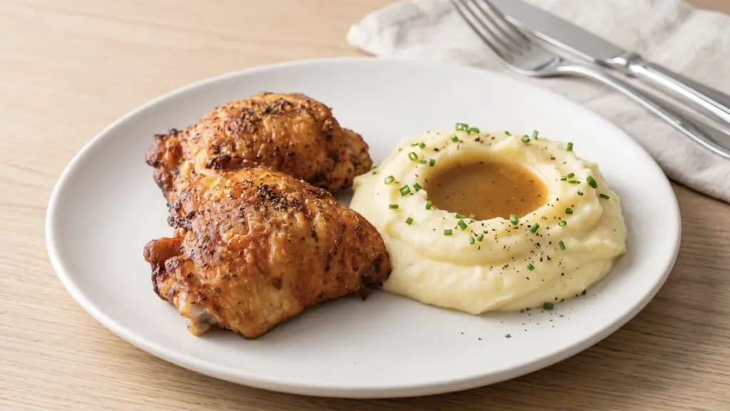 how to serve chicken thighs