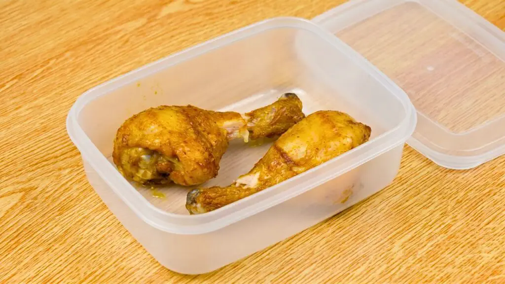 how to store cooked chicken drumsticks