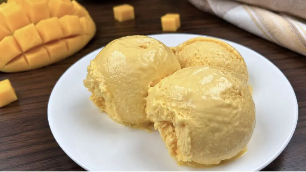 mango ice cream recipe without condensed milk