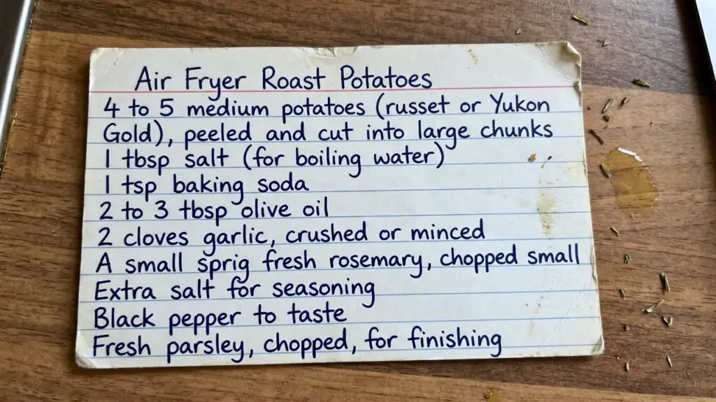 roast potato seasoning recipe
