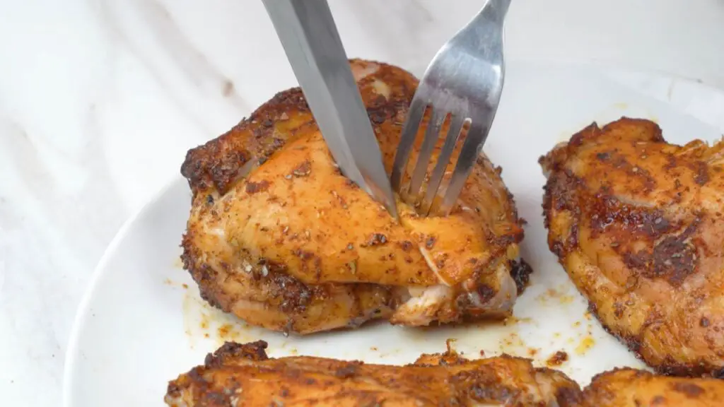 skinless chicken thighs the result