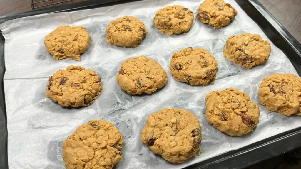 Bake the cookies in the preheated oven