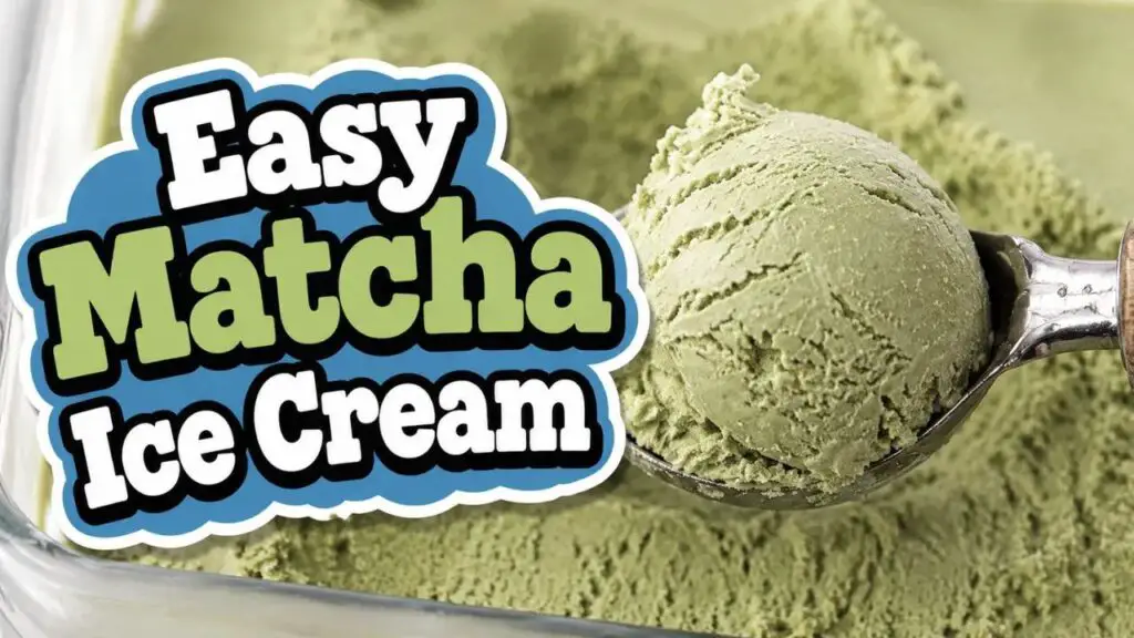 Homemade Matcha Ice Cream Recipe