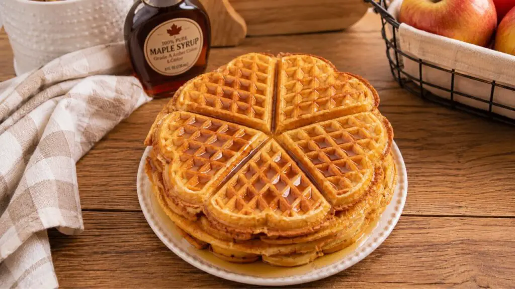 How to Serve Apple Waffles
