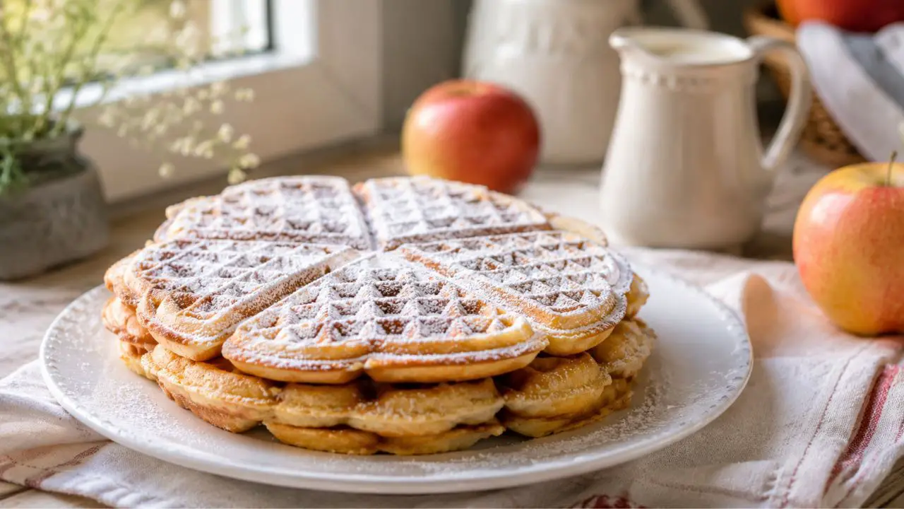 apple waffle recipe