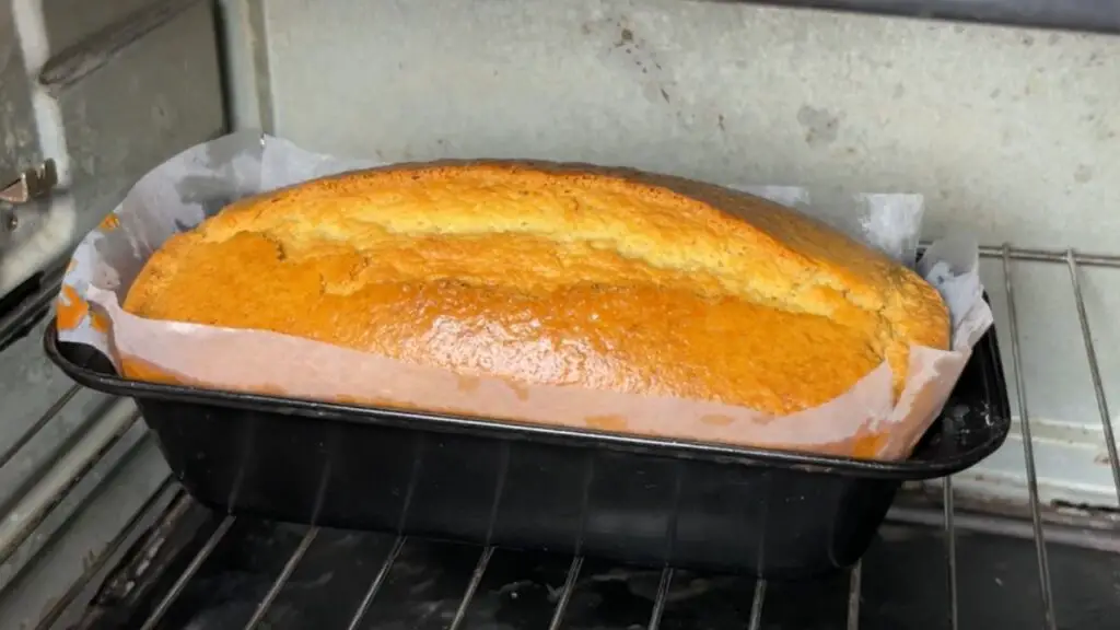 baking the cake