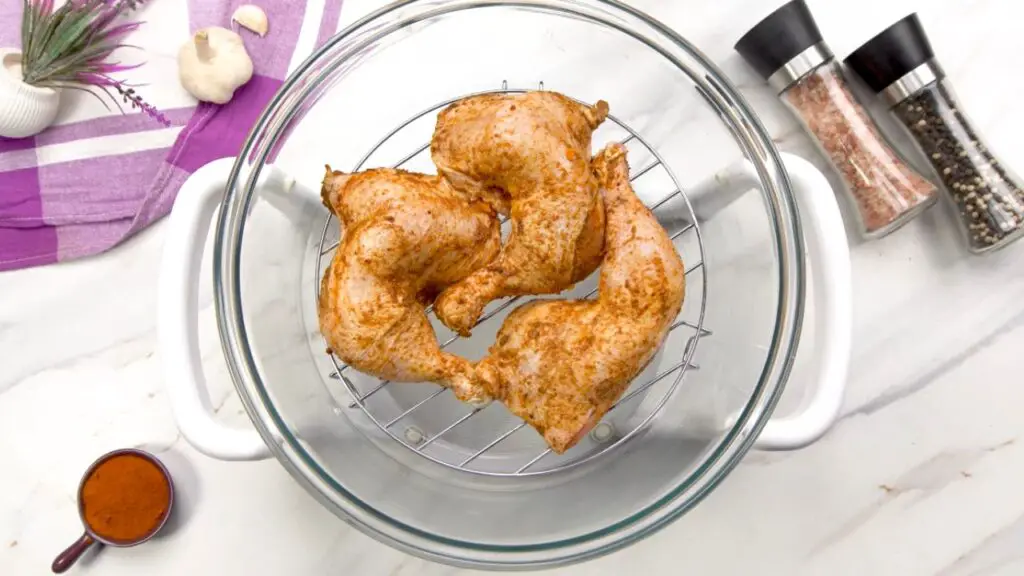 how to air fry chicken legs 