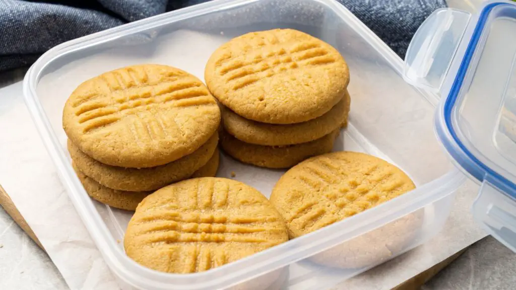 how to store peanut butter cookies