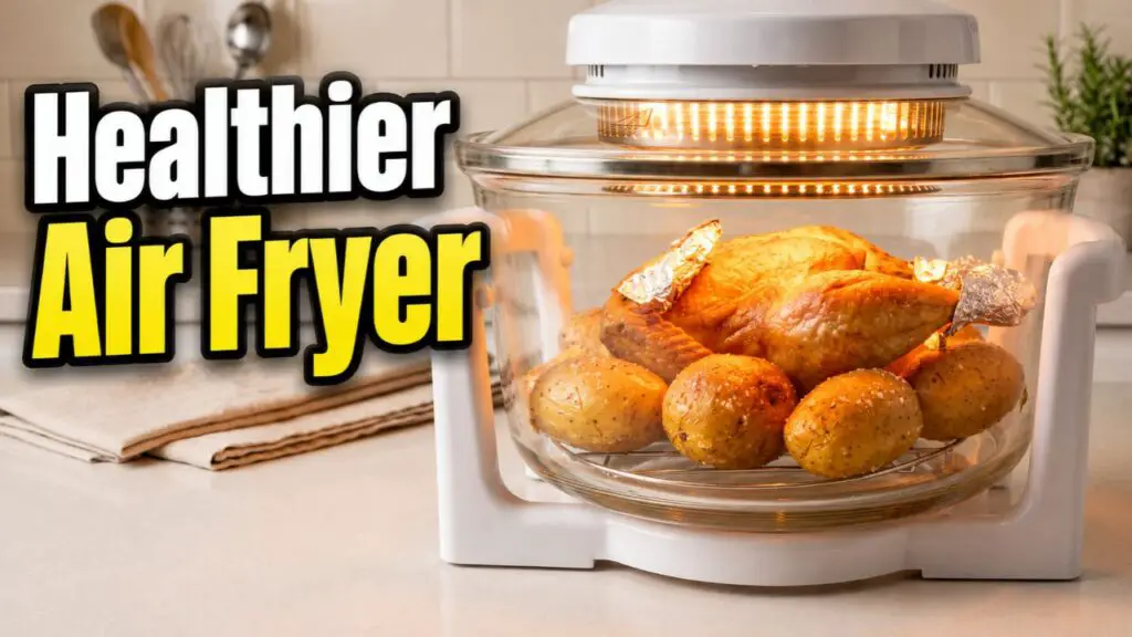 Halogen Air Fryer with Glass Bowl 