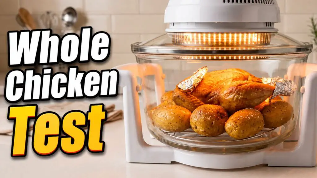 How long does chicken take in a halogen oven