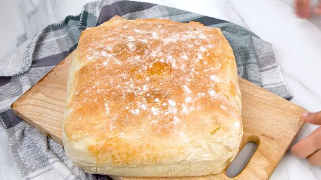 Large 5 ingredient air fryer bread loaf 