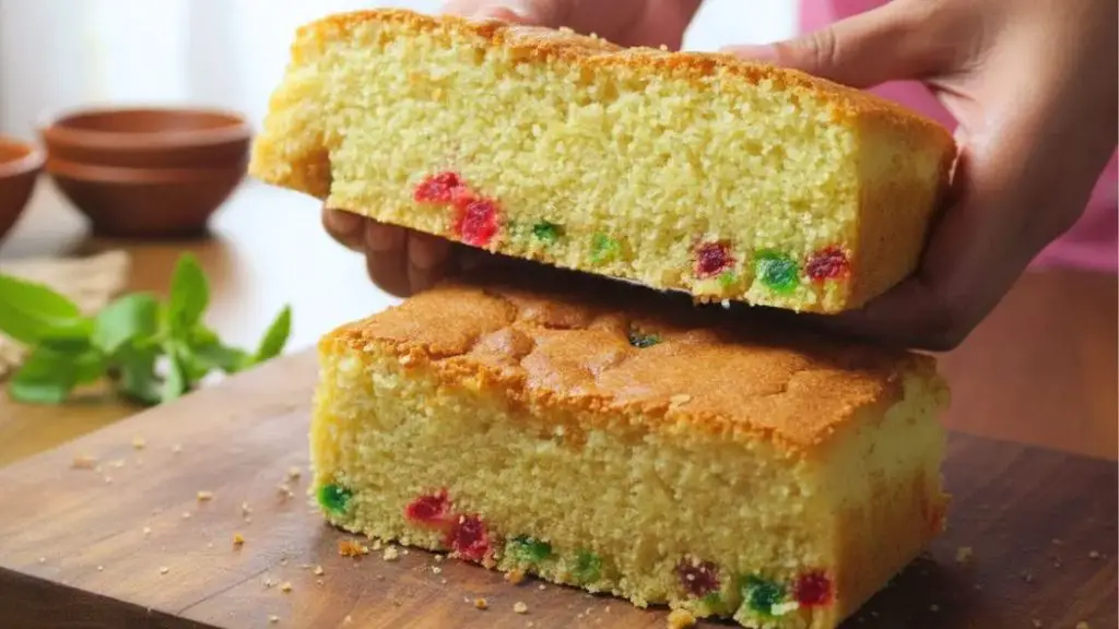 Simple Semolina Fruit Cake