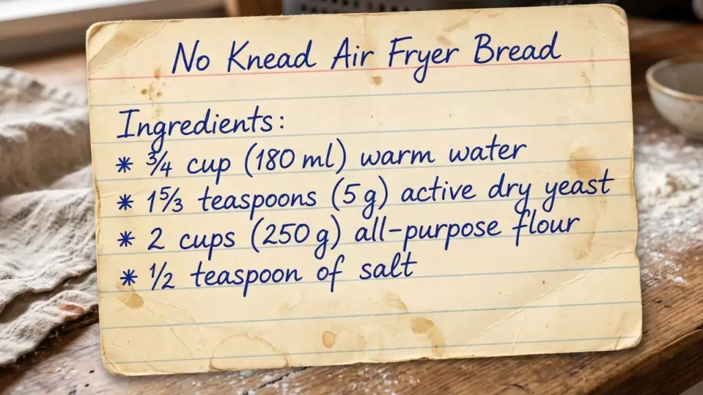 air fryer bread ingredients