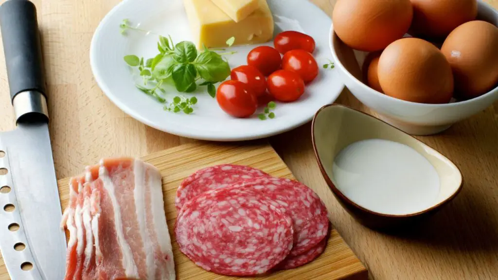 omelet ingredients options