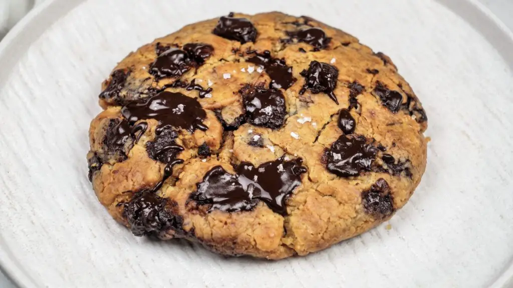 One Big Air Fryer Chocolate Chip Cookie 