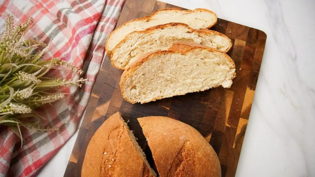 This milk bread is soft and fluffy inside