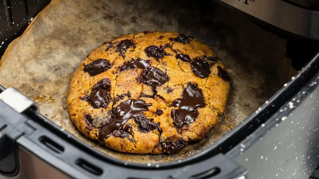 single serve chocolate chip cookie air fryer