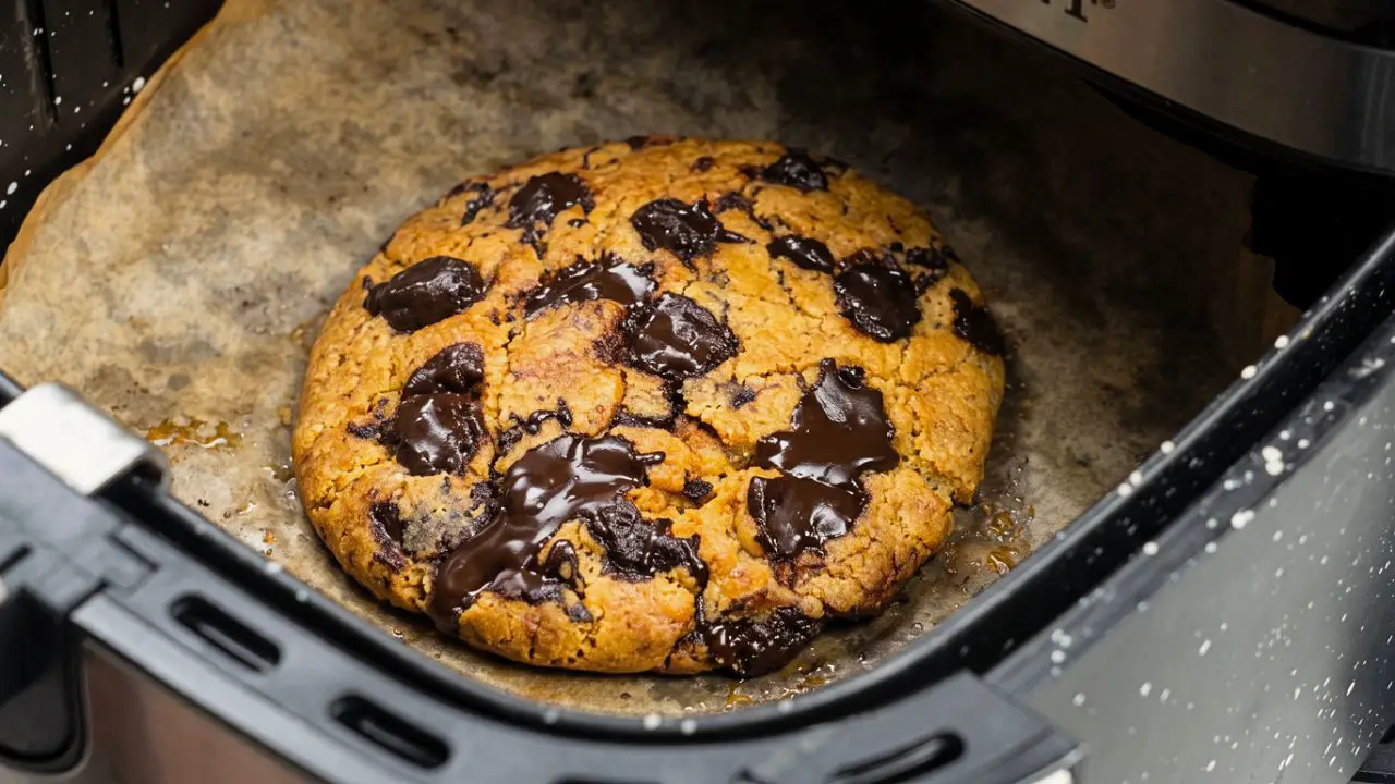 single serve chocolate chip cookie air fryer